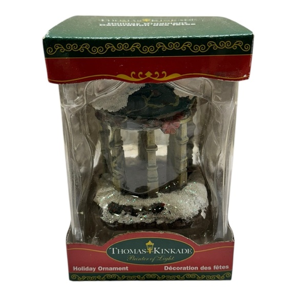 Thomas Kinkade Christmas “Sweetheart Gazebo” 2002 Kurt Adler ornament - Picture 5 of 7